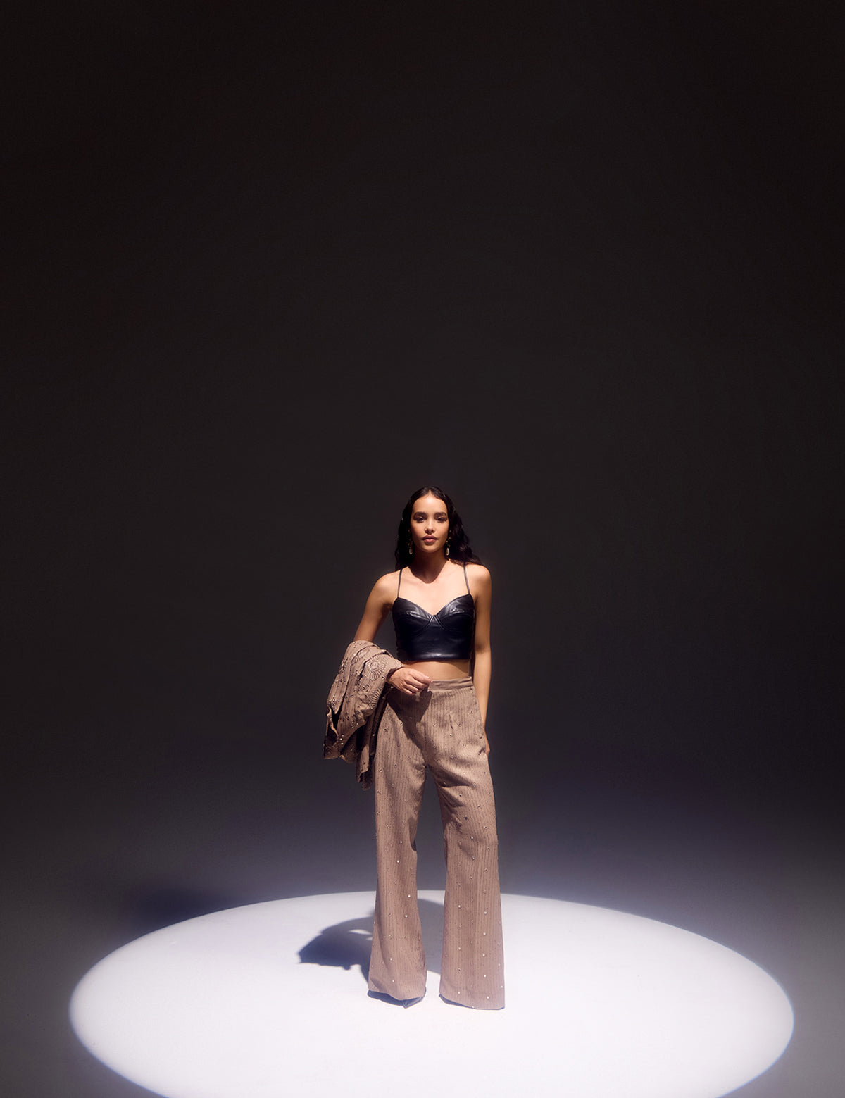 Black BFF Bralette, view 4 – Aina Karée
